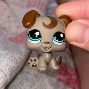 Brown puppy littlest pet shop